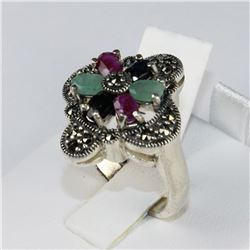#0089 - STERLING SILVER RING - 8.5 GRAMS