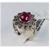 Image 1 : #0099 - STERLING SILVER RING - 6.2 GRAMS