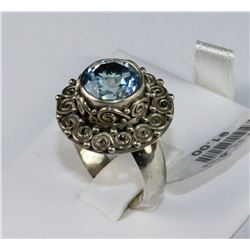 #0104 - STERLING SILVER RING - 6.5 GRAMS