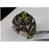 Image 1 : #0047 - STERLING SILVER PERIDOT RING - 4.4 GRAMS