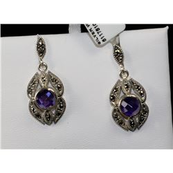 #0066 - STERLING SILVER EARRINGS - 6.2 GRAMS