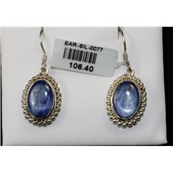 #0077 - STERLING SILVER EARRINGS - 7.6 GRAMS