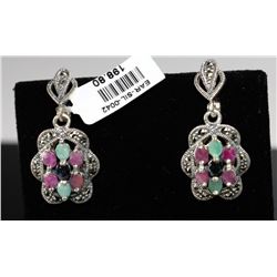 #0042 - STERLING SILER EARRINGS - 14.2 GRAMS