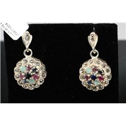 #0040 - STERLING SILVER EARRINGS - 12.2 GRAMS