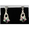 Image 1 : #0046 - STERLING SILVER EARRINGS - 14.3 GRAMS