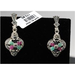 #0044 - STERLING SILVER EARRINGS - 12.2 GRAMS