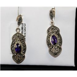 #0069 - STERLING SILVER EARRINGS - 6.4 GRAMS