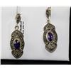 Image 1 : #0069 - STERLING SILVER EARRINGS - 6.4 GRAMS