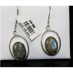 #0084 - STERLING SILVER AMETHYST EARRINGS