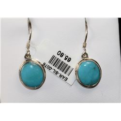 #0076 - STERLING SILVER TURQUOISE - 4.7 GRAMS