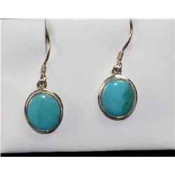#0076 - STERLING SILVER TURQUOISE - 4.7 GRAMS
