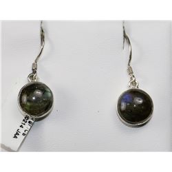 #0081 - STERLING SILVER AMETHYST EARRINGS