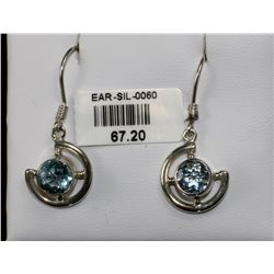 #0060 - STERLING SILVER EARRINGS - 4.8 GRAMS