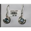 Image 1 : #0060 - STERLING SILVER EARRINGS - 4.8 GRAMS