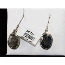 #0075 - STERLING SILVER AMETHYST EARRINGS