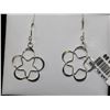Image 1 : #0085 - STERLING SILVER FANCY EARRINGS - 1.2 GRAMS
