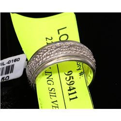 #0160 - STERLING SILVER BAND - 7.8 GRAMS