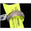 Image 1 : #0160 - STERLING SILVER BAND - 7.8 GRAMS