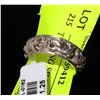 Image 1 : #0162 - STERLING SILVER BAND - 8.9 GRAMS