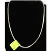 Image 1 : #0057 - 24" STERLING SILVER BOX LINK CHAIN