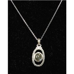 #0042 - 20" STERLING SILVER PENDANT & NECKLACE