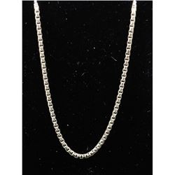 #0081 - 22" STERLING SILVER FANCY CHAIN -7.5 GRAMS