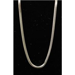 #0082 - 18" STERLING SILVER FANCY NECKLACE