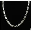 Image 1 : #0048 - 22" STERLING SILVER HEAVY CHAIN NECKLACE