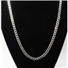 Image 1 : #0065 - 28" STERLING SILVER CHAIN NECKLACE