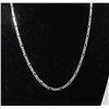 Image 1 : #0066 - 22" STERLING SILVER FIGARO NECKLACE