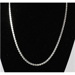 #0084 - 24" STERLING SILVER FANCY NECKLACE