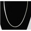 Image 1 : #0084 - 24" STERLING SILVER FANCY NECKLACE