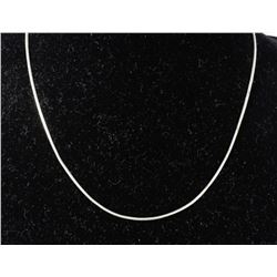 #0060 - 18" STERLING SILVER ROPE CHAIN NECKLACE