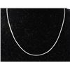 Image 1 : #0060 - 18" STERLING SILVER ROPE CHAIN NECKLACE