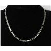Image 1 : #0075 - 18" STERLING SILVER FIGARO NECKLACE