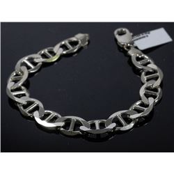 #0056 - 8" STERLING SILVER BRACELET - 30.0 GRAMS