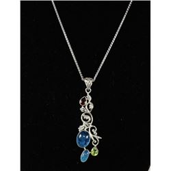 #0061 - 20" STERLING SILVER PENDANT & NECKLACE