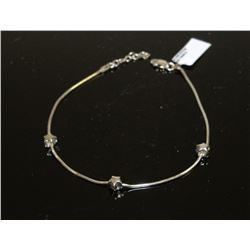 #0003 - STERLING SILVER ANKLET - 5.3 GRAMS