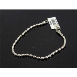 #0012 - STERLING SILVER ANKLET - 5.9 GRAMS