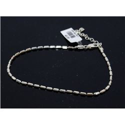 #0011 - STERLING SILVER ANKLET - 4.0 GRAMS