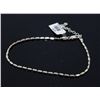 Image 1 : #0011 - STERLING SILVER ANKLET - 4.0 GRAMS
