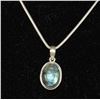 Image 1 : #0076 - 16" STERLING SILVER PENDANT & NECKLACE