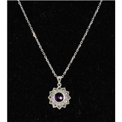 #0049 - STERLING SILVER PENDANT & NECKLACE