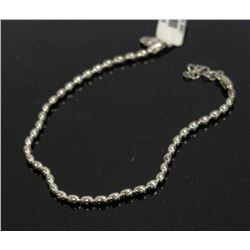 #0001 - STERLING SILVER ANKLET - 7.4 GRAMS