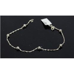 #0005 - STERLING SILVER ANKLET - 3.7 GRAMS