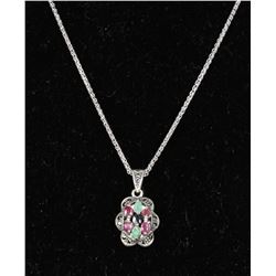 #0023 - 18" STERLING SILVER PENDANT & NECKLACE