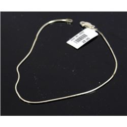 #0002 - STERLING SILVER ANKLET - 2.5 GRAMS