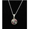 Image 1 : #0020 - 22" STERLING SILVER PENDANT & NECKLACE