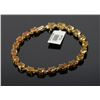 Image 1 : #0054 - 7" 14K YELLOW GOLD YELLOW CZ BRACELET