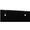 Image 1 : #0065 - 14K WHITE GOLD DIAMOND(0.10CT) EARRINGS